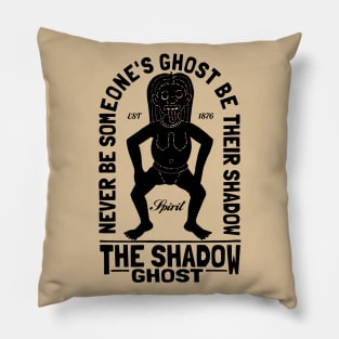 Antique Shadow Puppet The shadow Monsters Pillow