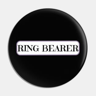 Ring bearer wedding day Pin