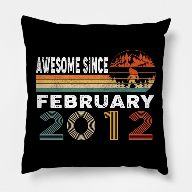 Awesome Since February 2012 Pillow by ThanhNga