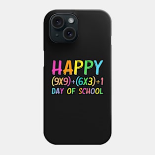 Math Formula 100 Days Of School Funny Math Teacher 100th Day Phone Case