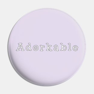 Adorkable 2 Pin