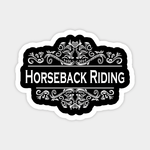 Sports Horseback Riding Magnet by Shop Ovov