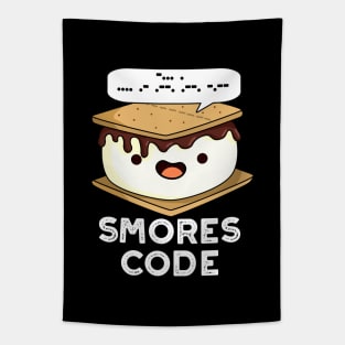 Smores Code Funny Food Pun Tapestry