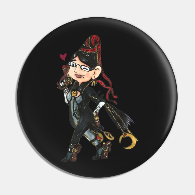 Bayonetta Pin by PseudoL