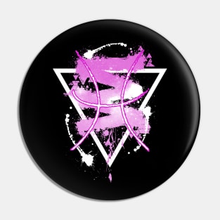 Pisces - Pink Sky Pin