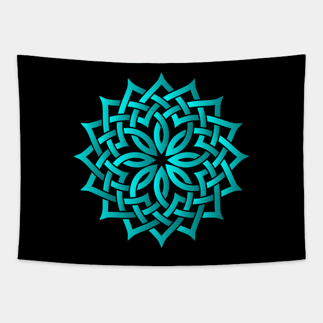 Celtic knots mandala Tapestry by Florin Tenica