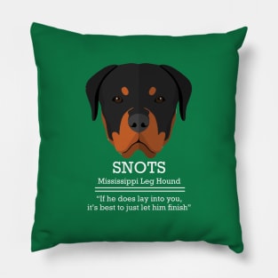 SNOTS - Mississippi Leg Hound Pillow