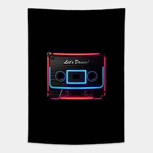 Cassette tape, retro style Tapestry