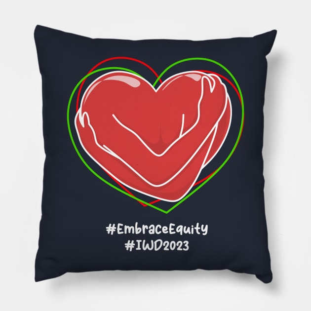 Embrace Equity love logo sweet Pillow by AchioSHan