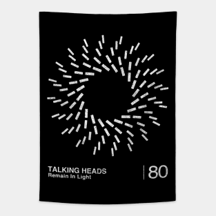 Talking Heads / Minimal Graphic Design Tribute Tapestry