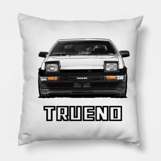 Toyota AE86 Trueno Pillow by Woreth