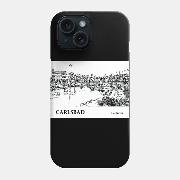 Carlsbad California Phone Case by Lakeric