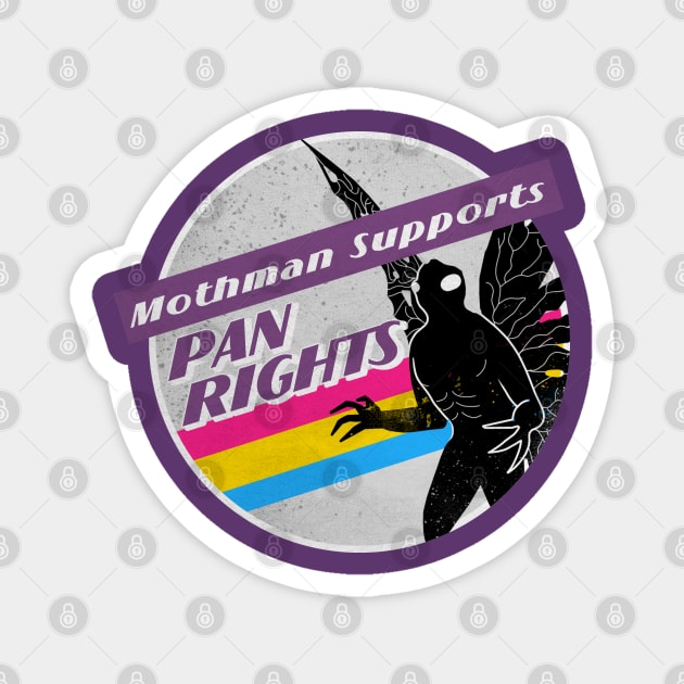 Pan Pride Mothman Magnet by creepvrs