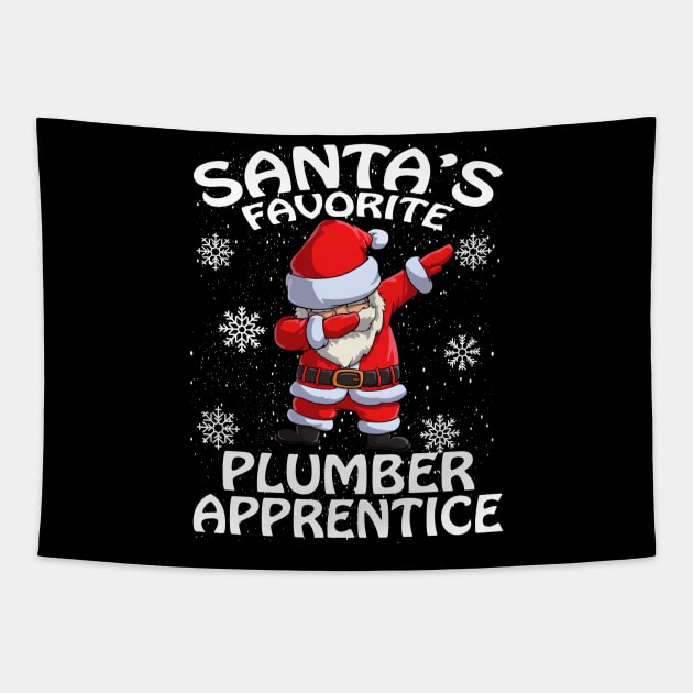 Santas Favorite Plumber Apprentice Christmas Tapestry by intelus