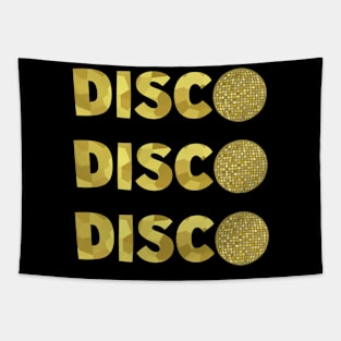 1970 RETRO Gold Disco Ball Tapestry