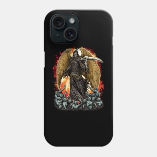 Winged Grim Reaper Phone Case