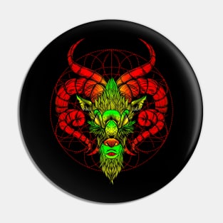 Satanic Baphomet Pin