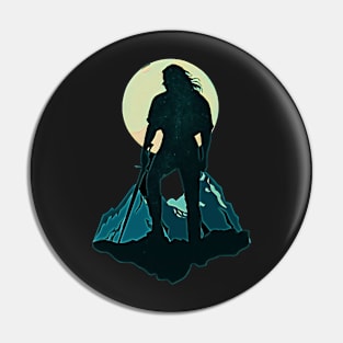 The Wolf and the Moon II Pin