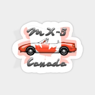 Miata MX5 Canada Magnet