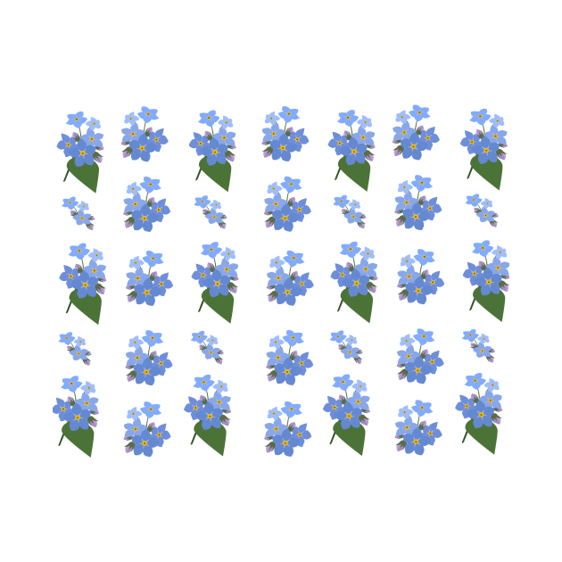Forget me not flowers by TheLouisa