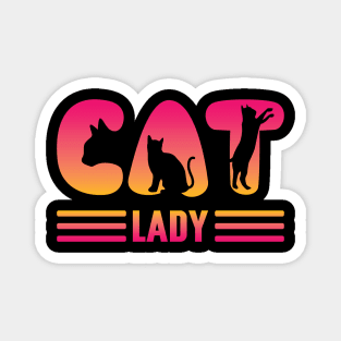 Cat Lady v4 Magnet