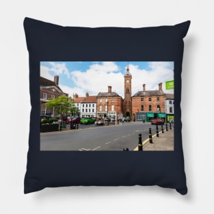 Louth, Town Centre Shops, Lincolnshire, England Pillow