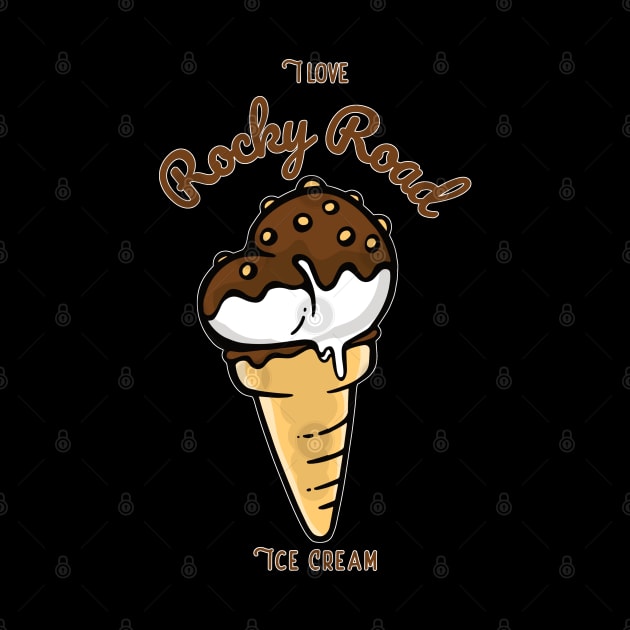 I Love Rocky Road Ice Cream by DPattonPD