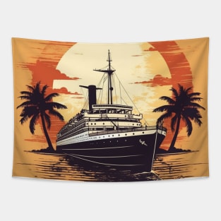 Sail into Adventure: Explore the World on a Cruise Ship Tapestry