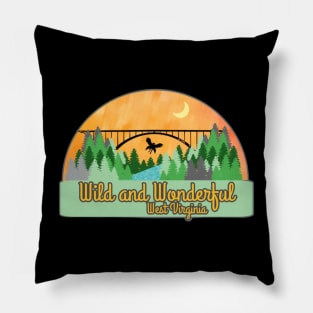 Wild and Wonderful Mothman Pillow