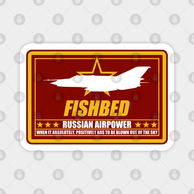 MIG-21 Fishbed Magnet by TCP