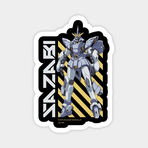 Miss Sazabi Gundam Magnet by Shapwac12