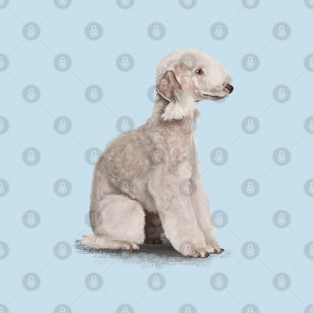 The Bedlington Terrier by Elspeth Rose Design