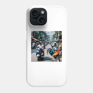 Philippines Scooter Scene Phone Case