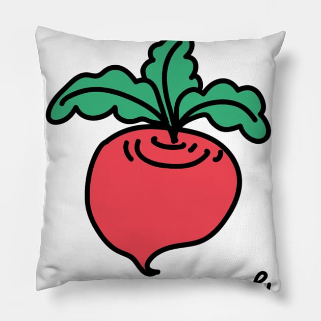 Just Beet It Pillow by GMAT