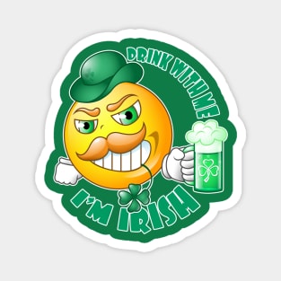 Irish smiley. Magnet