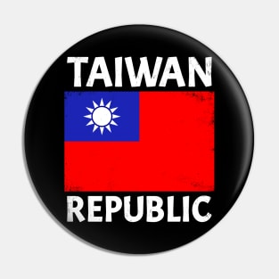 Taiwan Republic Flag Pin