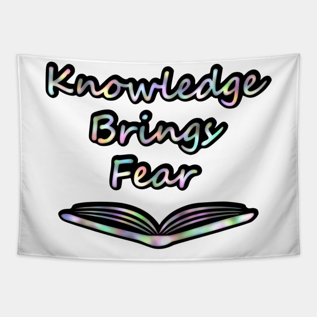 Knowledge Brings Fear Tapestry by Anastasiya Malakhova