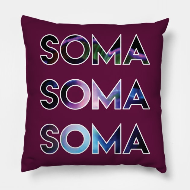 Brave New World - Soma Pillow by WildOpus