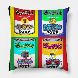 Graffiti Soup Pop art 2 Pillow