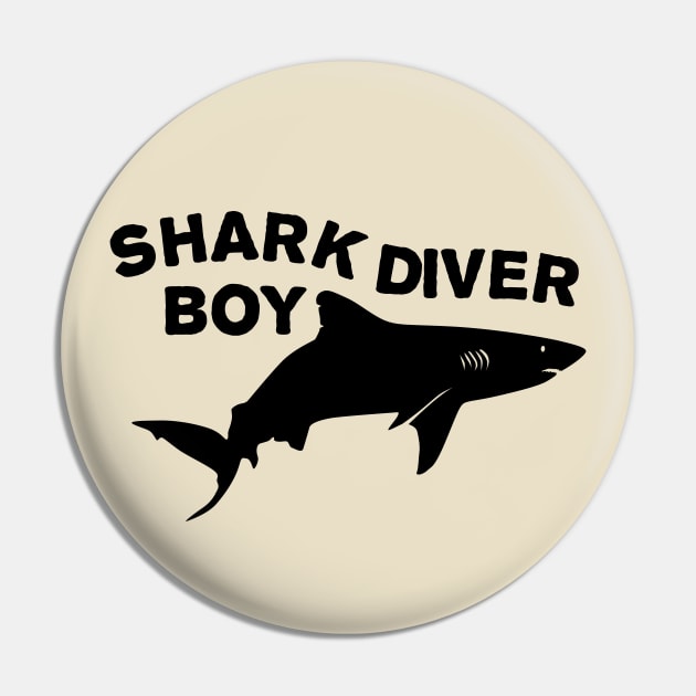 Shark diver boy Pin by TMBTM