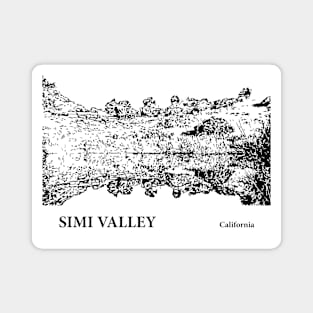 Simi Valley California Magnet