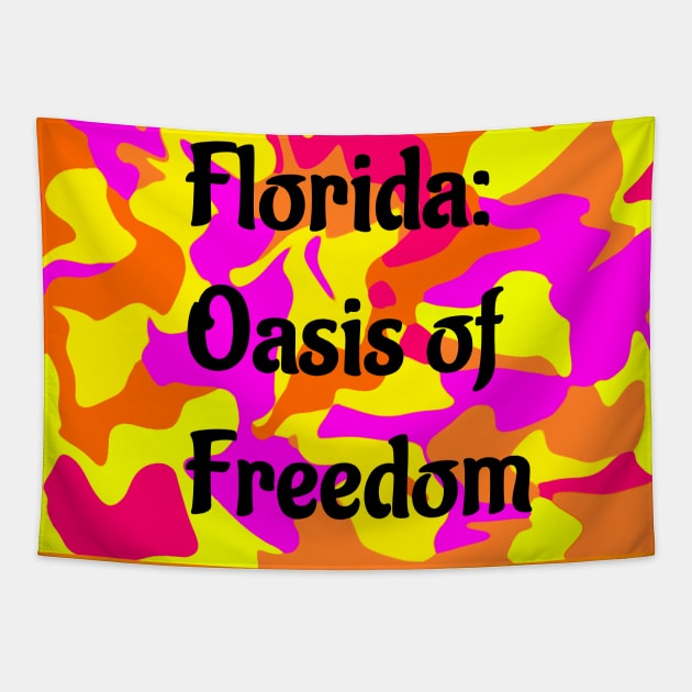 Florida: Oasis of Freedom by Blackburn Ink Tapestry by Blackburn Ink