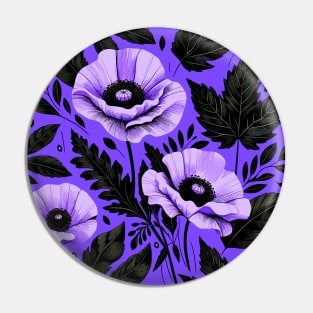 Poppy Flower Pin