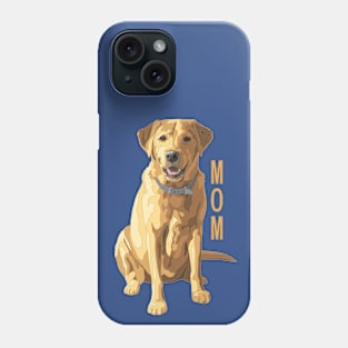 Lab Mom Yellow Labrador Retriever Dog Lover Phone Case