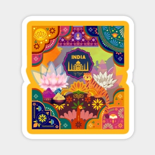 Beautiful India Magnet