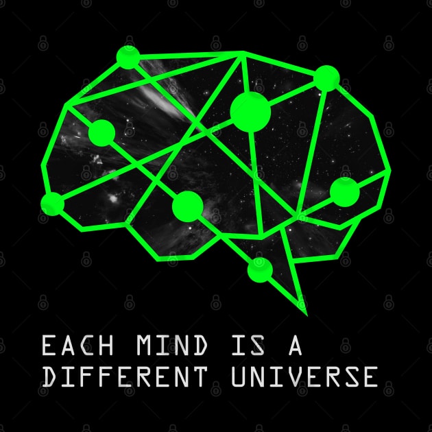 Each mind is a different universe by RAdesigns