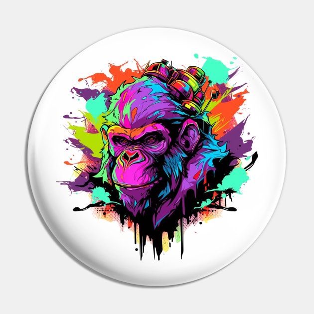 monkey Pin by lets find pirate