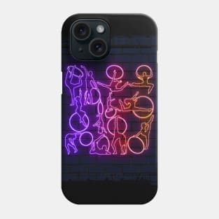 Gymastics neon Phone Case