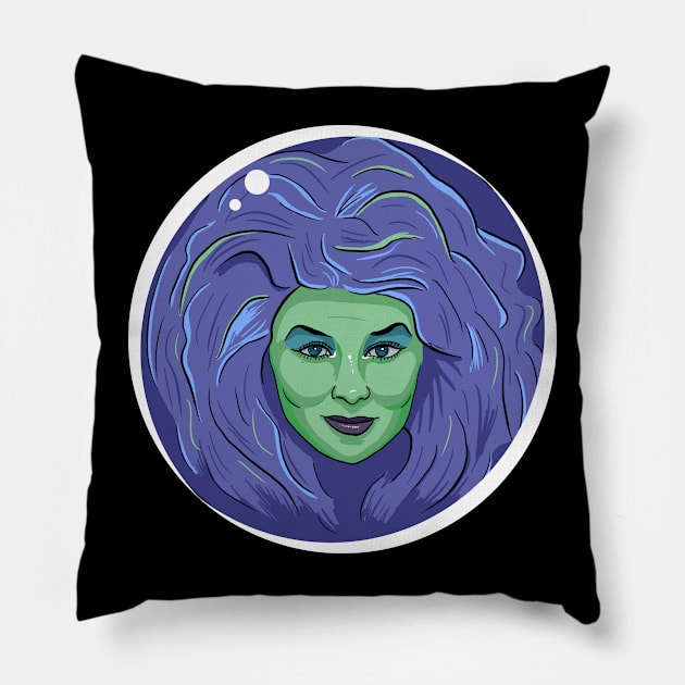 Madame Leota Pillow by Black Snow Comics