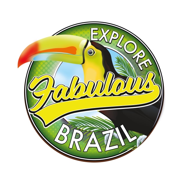 Explore Fabulous Brazil Logo by nickemporium1